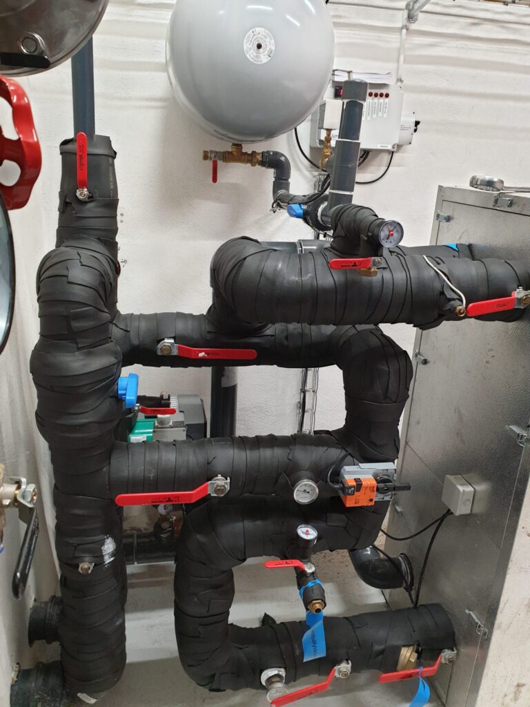 Mageløse heat exchanger